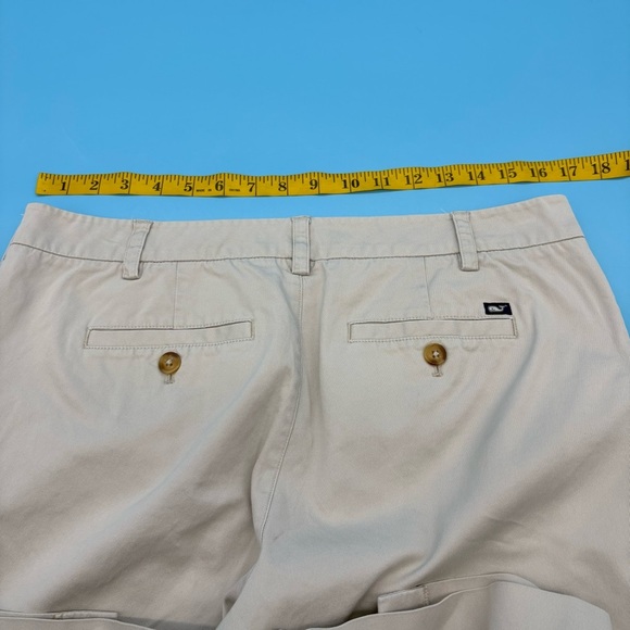 Vineyard Vines Classic Light Beige Capris Pants Size 10 - Picture 6 of 7